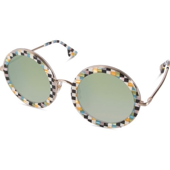 Alice & Olivia Beverly Sunglasses Holiday Checkers